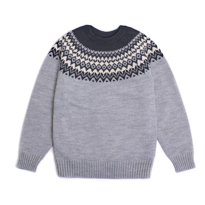 Skogsbjörn™ Dámsky vlnený sveter WILD (Sivá)