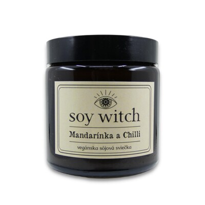 Sójová sviečka - Mandarínka a chilli 120ml