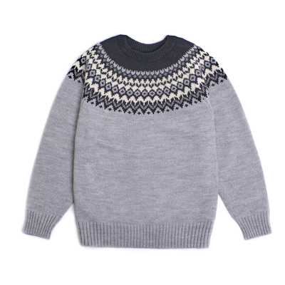 Skogsbjörn™ Dámsky vlnený sveter WILD (Sivá)