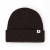 100% Merino vlnená čiapka WILD Rib knit (Hnedá)