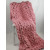 Gigantická Merino pletená deka - ružová
