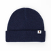 100% Merino vlnená čiapka WILD Rib knit (Tmavomodrá)